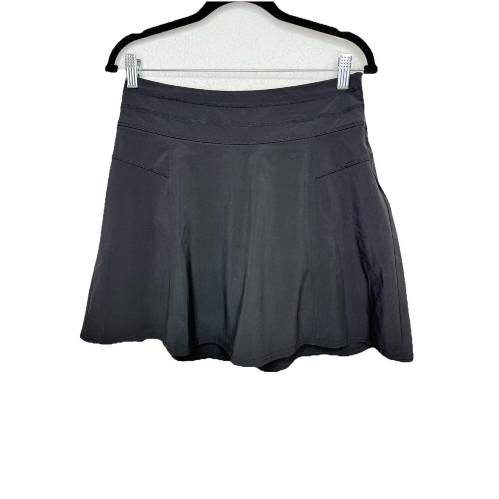 Athleta Women's Black Skort Size 6 Athletic Casual Comfort Skirt Shorts K